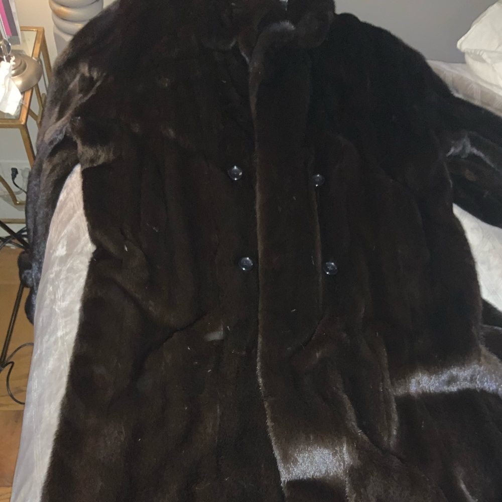 Real mink men’s coat
